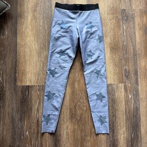 Ultracor Star Patterned Leggings Purple Lavender Size M